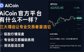 AiCoin 整合 Binance、OKX 等交易所实时数据界面展示